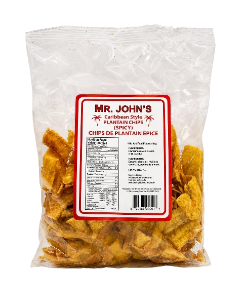 Mr. John's Caribbean Style Spicy Plantain Chips