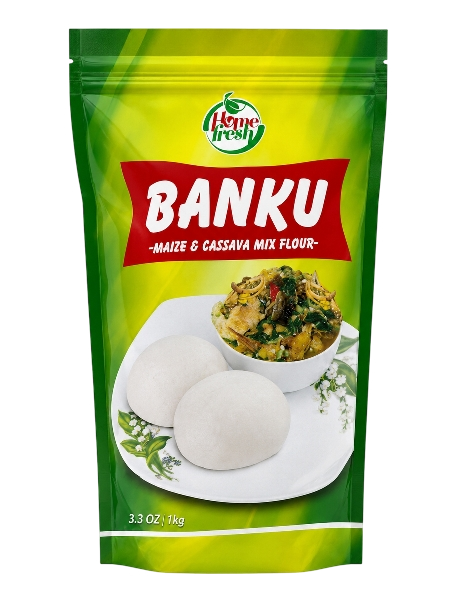 Home Fresh Banku Maize and Cassava Mix Flour