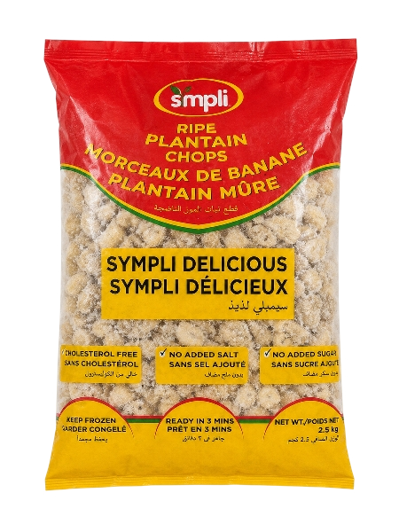 Frozen Simpli Ripe Plantain Chops